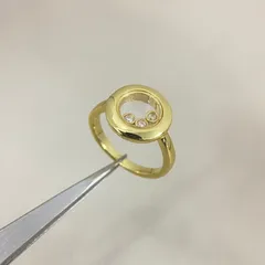 Cute Geometric Rings For Women In Rose Gold Featuring V Gold Material 3