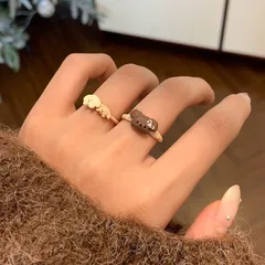 Cute Multicolor Metal Cat Open Rings For Women, Handmade With Unique Craftsmanship 3