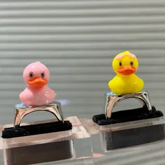Cute Yellow Duck Wide Band Ring For Women In Alloy With Enamel Finish 5