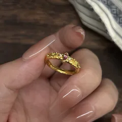 Devil's Eye Electroplated Copper Ring For Women With Zircon Inlay In Retro Style 2
