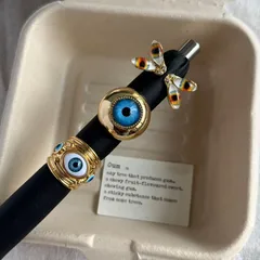 Devil's Eye Wide Band Ring For Women In Exaggerated Style, Made Of Durable Alloy 2