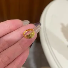 Electroplated Copper Open Ring In Gold, Perfect Birthday Gift Accessory 2
