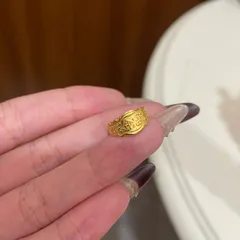Electroplated Copper Open Ring In Gold, Perfect Birthday Gift Accessory 3