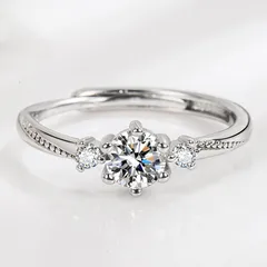 Elegant And Cute Love At First Sight Fashion Couple Ring Men's And Women's  Simple Personality Open Ring Adjustable Ring Ring 3