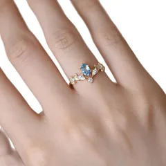 Elegant Crown Ring For Women In Copper With Electroplated Gold Plating, Perfect For Summer 5