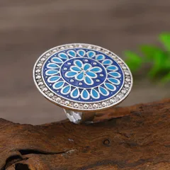 Elegant Vintage Style Classic Style Flower Alloy Women's Adjustable Ring 4
