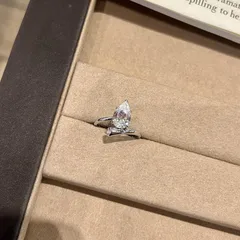 Elegant Water Droplets Open Rings For Women In Silver Copper 4