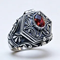 Ethnic Style Unisex Alloy Ring Featuring Carving And Stripe Pattern