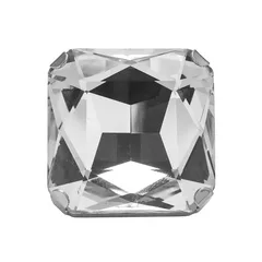 Exaggerated Open Square Crystal Metal Ring Fashionable Simple Versatile Luxury Online Retail Vintage Style Women's Jewelry 5