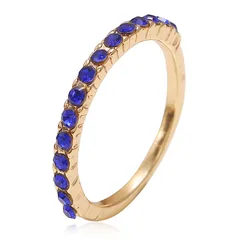 Exaggerated Personality  Fashion Diamond Embedded Ring Vintage Cold Tone Versatile Alloy Jewelry Ring 5