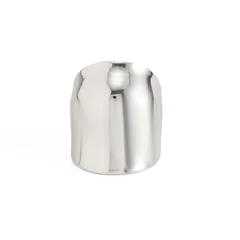 Exaggerated Square Open Ring For Women In Silver Plated Zinc Alloy Featuring Electroplated Finish 5