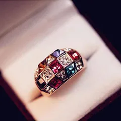 Geometric Diamond Design Alloy Bracelet With Artificial Rhinestones For Women, Perfect For Anniversary
