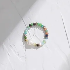 Geometric Beading Ring For Women, 1 Piece, Handmade Design Featuring Unique Style 4