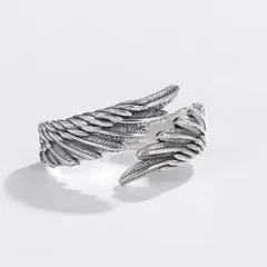 Fashion Alloy Couple Rings For Wings Featuring Electroplated Design, 1 Piece 5