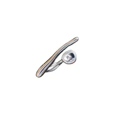 Geometric Asymmetrical Open Ring For Women In Titanium Steel With 18K Real Gold PVD Coating 4