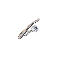 Geometric Asymmetrical Open Ring For Women In Titanium Steel With 18K Real Gold PVD Coating 5