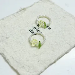 Geometric Beading Gravel Ring Featuring August Birthstone Peridot, Unisex Design 4