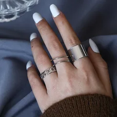 Geometric Ring For Women Featuring Multicolor Artificial Crystal Inlay With 0.03µm-0.05µm KC Golden Plated Finish, 1 Piece 4