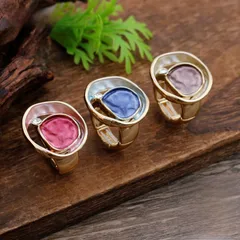 Geometric Rose Red Zinc Alloy Ring For Women In Simple Style Featuring Enamel Craftsmanship