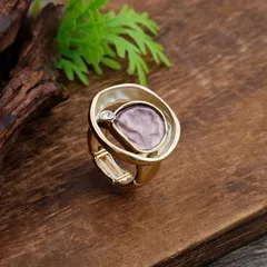 Geometric Rose Red Zinc Alloy Ring For Women In Simple Style Featuring Enamel Craftsmanship 4