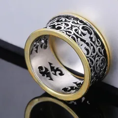 Geometric Silver Ring For Women Featuring 0.03µm White K Plated Coating, 1 Piece, Perfect Valentine's Day Gift 3