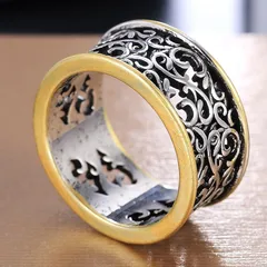 Geometric Silver Ring For Women Featuring 0.03µm White K Plated Coating, 1 Piece, Perfect Valentine's Day Gift 4