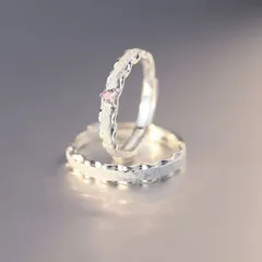 Geometric Simple Style Unisex Rings For New Year Featuring Electroplated Copper, 1 Pair 3