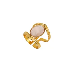 Geometric Stainless Steel Ring Set Accessories Series Women's Fingertip Ring 5