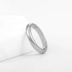 XUPING Geometric Ring For Unisex, 1 Piece Copper Alloy With Platinum Plated 0.03µm Thickness 3