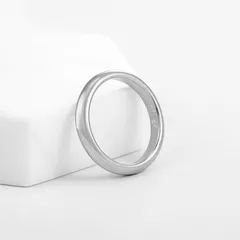 XUPING Geometric Ring For Unisex, 1 Piece Copper Alloy With Platinum Plated 0.03µm Thickness 5