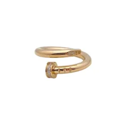 Geometric Unisex Rings For Everyday Wear In Rose Gold Featuring Titanium Steel With 18K Real Gold Plated Finish 5