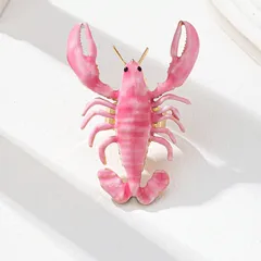 Golden Plated Lobster Rings For Women In Zinc Alloy Featuring Electroplating And Handmade Craftsmanship 4