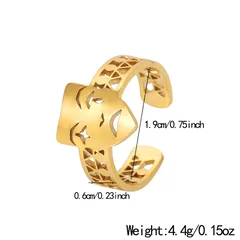 Halloween Clown Ring In Gold Alloy For Unisex, Stylish And Festive Jewelry Accessory 4