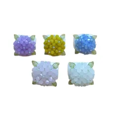 Sweet Handmade Open Rings For Women Featuring Flower Patterns With Artificial Crystal Inlay 5