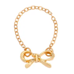 Heart Bowknot Chain Ring Set Alloy Ring Chain Style Women's Jewelry Accessories Valentine's Day Gift 5