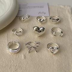 Heart Shape Ring For Women Featuring Elegant Butterfly Design Made Of Durable Alloy 3