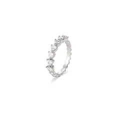 XUPING Heart Shape Ring For Women, 1 Piece, Platinum Plated With 0.01µm Thickness Featuring Zirconia Inlay 5