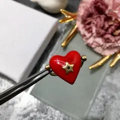 Heart Shape Ring For Women In Brass With Copper Plated Finish, 0.03µm-0.05µm Thickness Featuring Waterproof Non Tarnish Craft 5