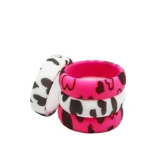 Heart Shape Silicone Rings For Women In White, New Style With Waterproof Non Tarnish Craftsmanship 5