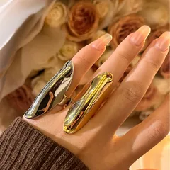 IG Style Geometric Alloy Plating Women's Rings