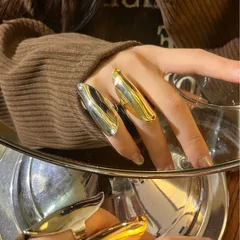 IG Style Geometric Alloy Plating Women's Rings 3