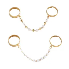 Irregular Alloy Ring For Women With Electroplated Finish, Perfect For Autumn Wear 5