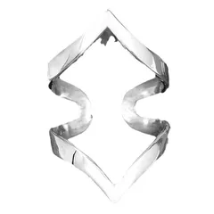 Irregular Open Ring For Unisex Featuring White K Plated Alloy With Water Plating And 0.03µm-0.05µm Coating Thickness 3