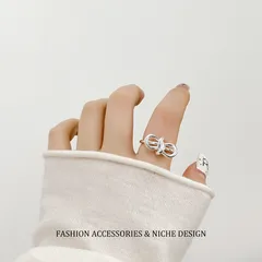 New Style Bow Tie Open Rings For Women In Copper Featuring Electroplated And Braid Craftsmanship 2