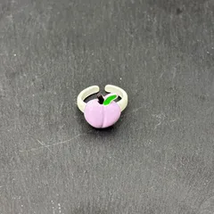 New Style Strawberry Ring For Women In Alloy Featuring Enamel Craftsmanship 2