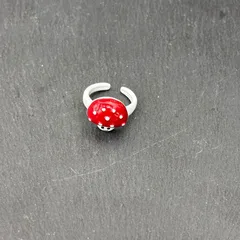 New Style Strawberry Ring For Women In Alloy Featuring Enamel Craftsmanship 5