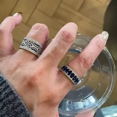 New Style Round Gold Ring For Women Featuring Electroplated Alloy With Rhinestones Inlay 4