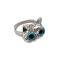 Exaggerated Animals/Zodiac White Copper Clad Silver Thickened Silver Old Rabbit Koi Unisex Live 4