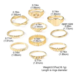 Luxurious Round Alloy Ring For Women With Electroplated Finish And Rhinestone Inlay 2