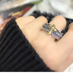 Men's Hip Hop Style Trendy Retro Ring New Version INS Personality Ring Geometric Pattern Alloy Jewelry Accessory For Men And Women 3